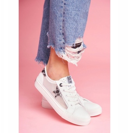 Zapatillas de mujer Big Star White FF274487 blanco 4