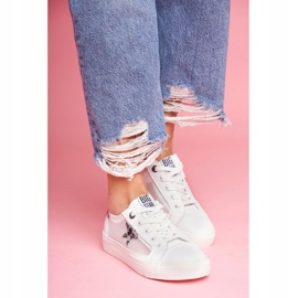 Zapatillas de mujer Big Star White FF274487 blanco 5