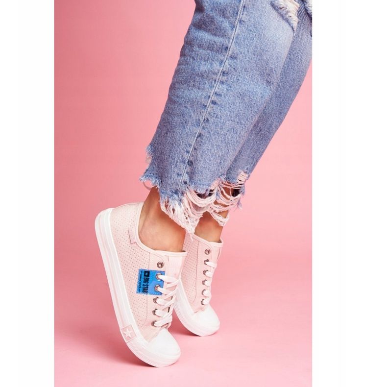 Zapatillas de Mujer Big Star Openwork Pink FF274033 rosa 1