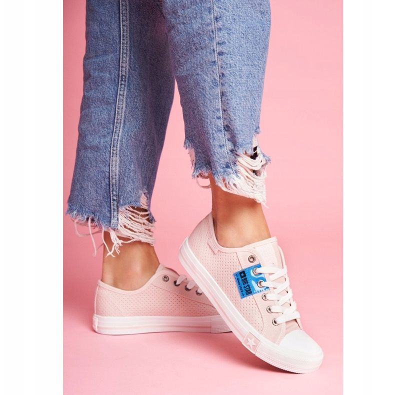 Zapatillas de Mujer Big Star Openwork Pink FF274033 rosa 2
