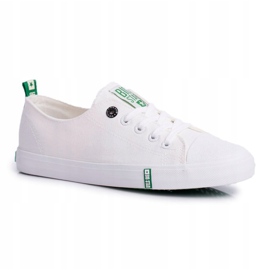 Zapatillas de mujer Big Star verde y blanco FF274088 6