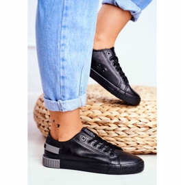 Zapatillas de mujer Big Star Black FF274177 negro gris 7