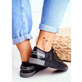 Zapatillas de mujer Big Star Black FF274177 negro gris 6