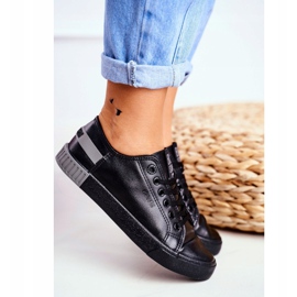 Zapatillas de mujer Big Star Black FF274177 negro gris 4