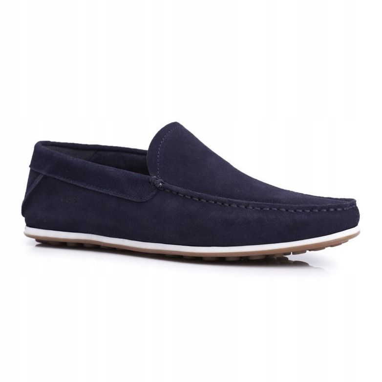 Mocasines Hombre GOE Azul Marino Nubuck FF1N3059 1 Mocasines Hombre GOE Azul Marino Nubuck FF1N3059 1