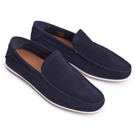 Mocasines Hombre GOE Azul Marino Nubuck FF1N3059 5