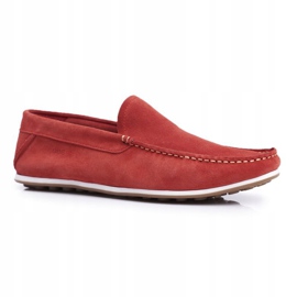Mocasines de Hombre GOE Red Nubuck FF1N3055 rojo 1 Mocasines de Hombre GOE Red Nubuck FF1N3055 rojo 1