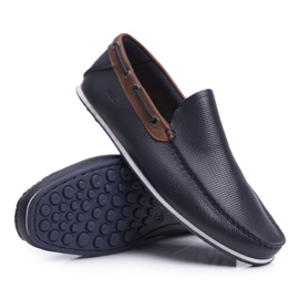 Mocasines Hombre GOE Piel Azul Marino FF1N3051 3