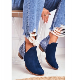 Botas Planas Mujer Maciejka Spring Leather Azul Marino 04091-47 5