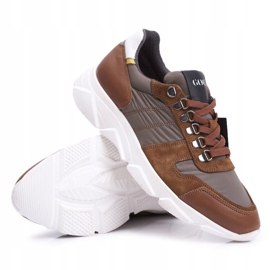 GOE Zapatos Deportivos Hombre Piel Marrón FF1N3021 4