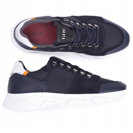 GOE Zapatillas Deportivas Hombre Piel Azul Marino FF1N3020 7
