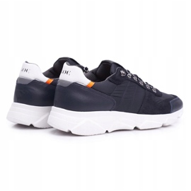GOE Zapatillas Deportivas Hombre Piel Azul Marino FF1N3020 2