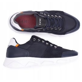 GOE Zapatillas Deportivas Hombre Piel Azul Marino FF1N3020 5