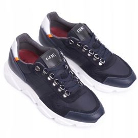 GOE Zapatillas Deportivas Hombre Piel Azul Marino FF1N3020 6