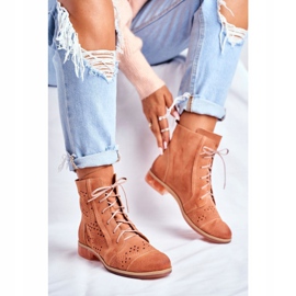 Botas Mujer Piel Maciejka Peach 04468-18 naranja 1