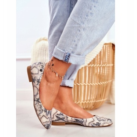 Bailarinas de Mujer Sergio Leone White Snake BL611 Nemsis blanco gris multicolor 1