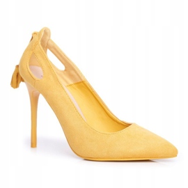 PS1 De Mujer Stilettos Ante Con Spitz Amarillo Leven 1 PS1 De Mujer Stilettos Ante Con Spitz Amarillo Leven 1