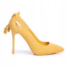 PS1 De Mujer Stilettos Ante Con Spitz Amarillo Leven 2 PS1 De Mujer Stilettos Ante Con Spitz Amarillo Leven 2