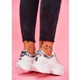 PS1 Zapatillas Deportivas Mujer White Snake Giselle blanco 4