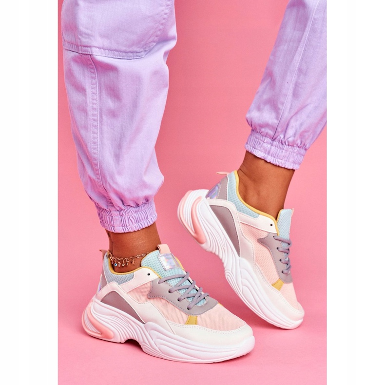 PS1 Zapatillas Deportivas Mujer Colorful Pink Pinner blanco rosa multicolor 2