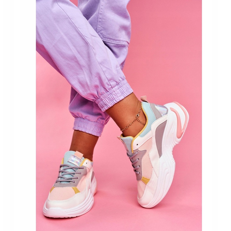 PS1 Zapatillas Deportivas Mujer Colorful Pink Pinner blanco rosa multicolor 1