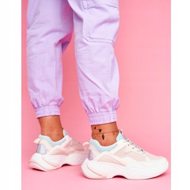 PS1 Zapatillas Deportivas Mujer Colorful Beige Pinner blanco 4