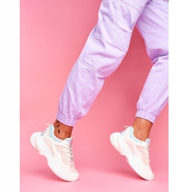 PS1 Zapatillas Deportivas Mujer Colorful Beige Pinner blanco 3