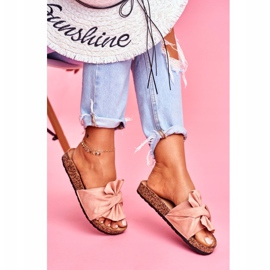 PS1 Pantuflas De Mujer En Corcho Lazos Felis Beige 2 PS1 Pantuflas De Mujer En Corcho Lazos Felis Beige 2