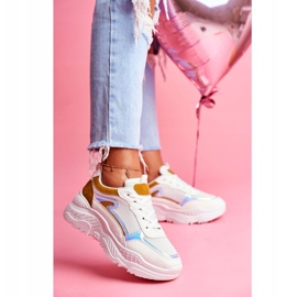 BUGO Zapatillas Deportivas Mujer Memory Amarillas y Blancas blanco amarillo 1 BUGO Zapatillas Deportivas Mujer Memory Amarillas y Blancas blanco amarillo 1