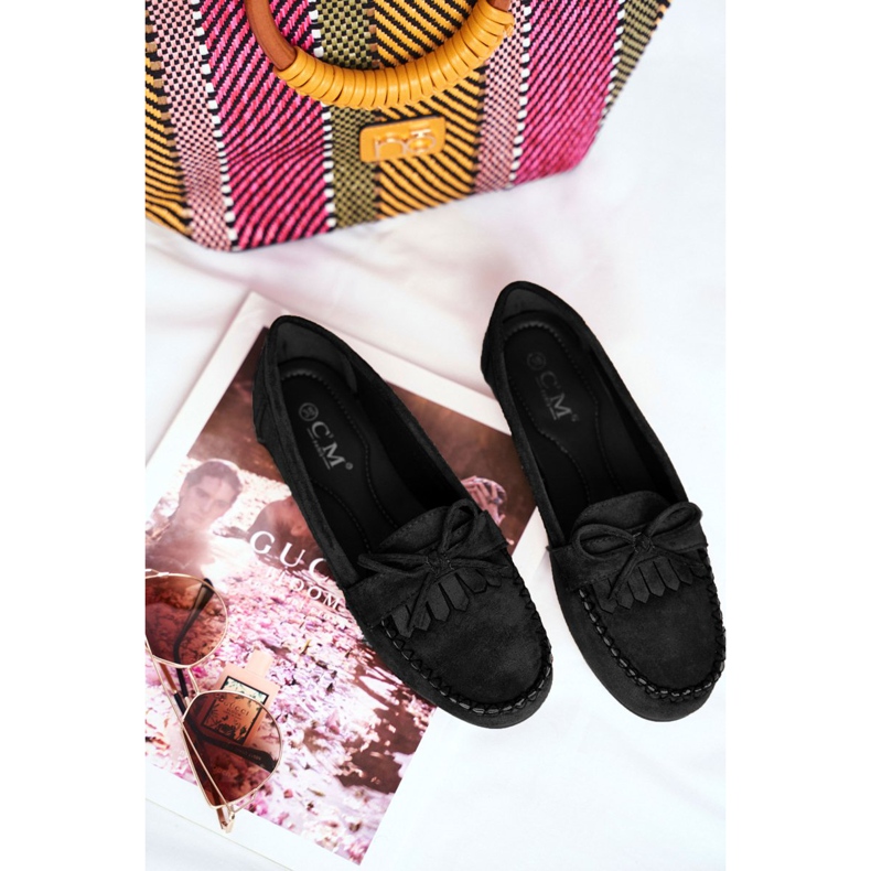 BUGO Mocasines Mujer Ante Negro Velucci 2 BUGO Mocasines Mujer Ante Negro Velucci 2