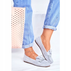 BUGO Mocasines Mujer Ante Azul Velucci 1 BUGO Mocasines Mujer Ante Azul Velucci 1