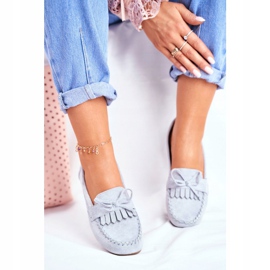 BUGO Mocasines Mujer Ante Azul Velucci 3