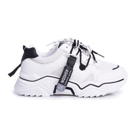 BUGO Zapatillas Deportivas Mujer Blancas Elenis blanco negro 7