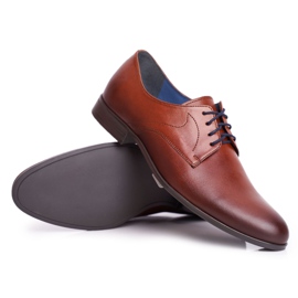 Zapatos Brogues Hombre Casual Nikopol Cuero Marrón 1735 BC40 5