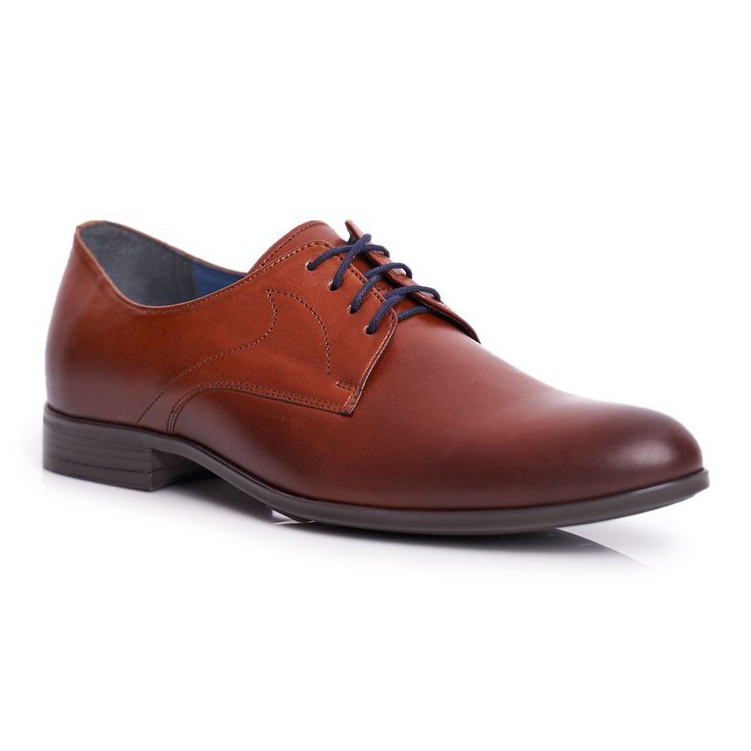 Zapatos Brogues Hombre Casual Nikopol Cuero Marrón 1735 BC40 1