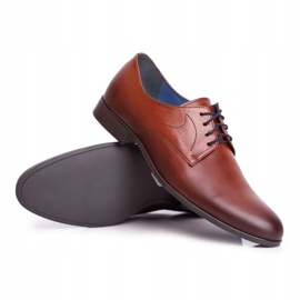 Zapatos Brogues Hombre Casual Nikopol Cuero Marrón 1735 BC40 3