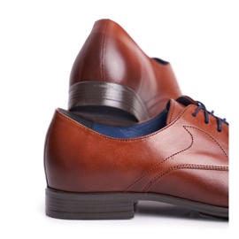 Zapatos Brogues Hombre Casual Nikopol Cuero Marrón 1735 BC40 4