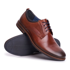 Zapatos Brogues Hombre Casual Nikopol Cuero Marrón 1726 6
