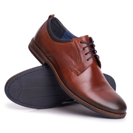Zapatos Brogues Hombre Casual Nikopol Cuero Marrón 1726 3