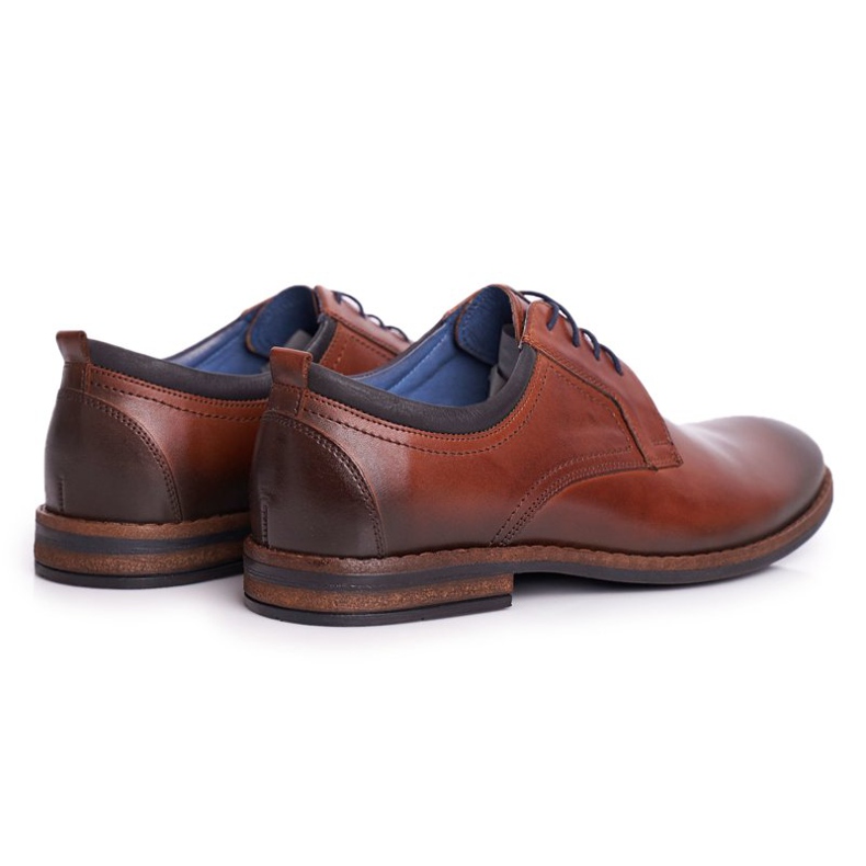 Zapatos Brogues Hombre Casual Nikopol Cuero Marrón 1726 2