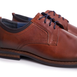 Zapatos Brogues Hombre Casual Nikopol Cuero Marrón 1726 4