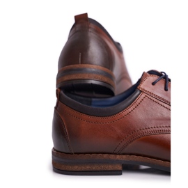 Zapatos Brogues Hombre Casual Nikopol Cuero Marrón 1726 5