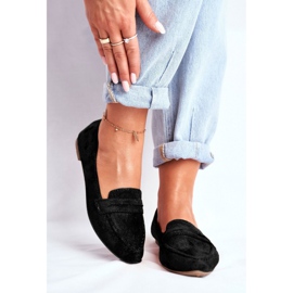 BUGO Mocasines Mujer Ante CH-1M6 Black Laveria negro 1