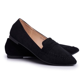 BUGO Mocasines Mujer Ante CH-1M6 Black Laveria negro 3
