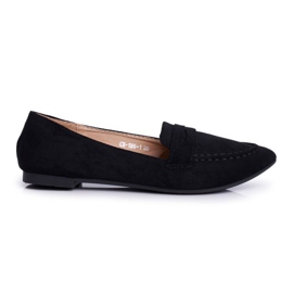 BUGO Mocasines Mujer Ante CH-1M6 Black Laveria negro 4
