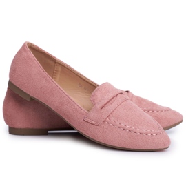 BUGO Mocasines Mujer Ante CH-1M6 Pink Laveria rosado 5