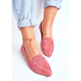 BUGO Mocasines Mujer Ante CH-1M6 Pink Laveria rosado 2