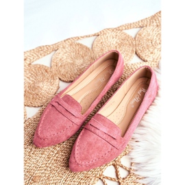 BUGO Mocasines Mujer Ante CH-1M6 Pink Laveria rosado 3