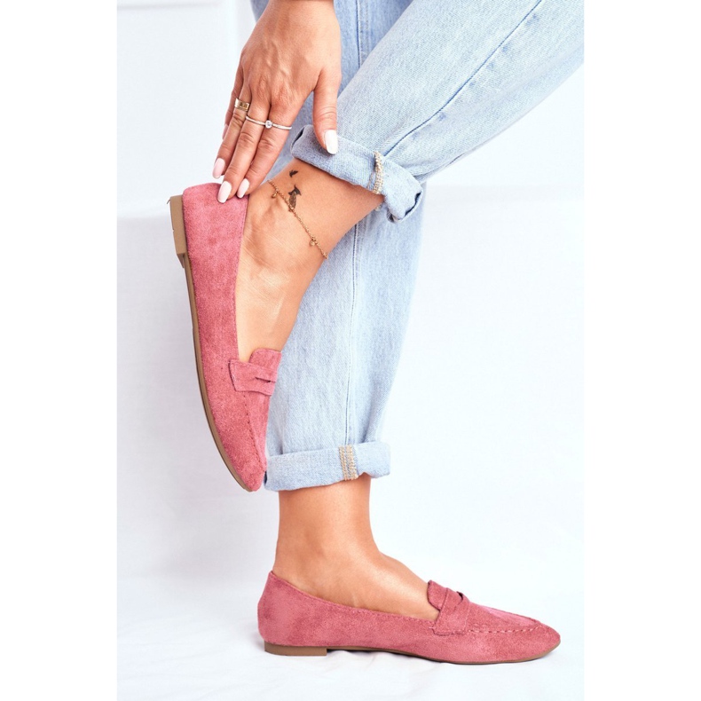 BUGO Mocasines Mujer Ante CH-1M6 Pink Laveria rosado 1