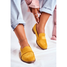 SEA Zapatos Brogues Mujer Ante Amarillo Cintra 2